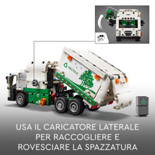 Carica l&#39;immagine nel visualizzatore di Gallery, LEGO Technic Camion della Spazzatura Mack LR Electric, Veicolo Giocattolo per la Raccolta dei Rifiuti, Gioco per Bambini, Bambine, Ragazzi e Ragazze da 8 Anni in su che Amano l&#39;Ambiente 42167