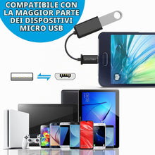 Carica l'immagine nel visualizzatore di Gallery, N NEWTOP Cavo Adattatore AD09 OTG USB 2.0 Femmina a Micro USB USB-A Maschio Adatta Convertitore Compatibile con Android 