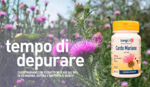 Carica l'immagine nel visualizzatore di Gallery, LongLife® Cardo Mariano 300 mg | Estratto vegetale titolato all'80% in silimarina | Funzione depurativa | Fino a 1 mese 