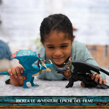 Carica l'immagine nel visualizzatore di Gallery, DreamWorks Dragons, Dragon Trainer, Sdentato e Hiccup, Drago e Vichingo, Giocattoli per Bambini, 4+ Anni