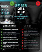 Carica l'immagine nel visualizzatore di Gallery, GEN GERMAN ELITE NUTRITION Destrina Ciclica (Cluster Dextrin®) -1000 g
