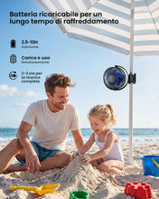 Carica l'immagine nel visualizzatore di Gallery, Gaiatop Ventilatore portatile a clip, mini ventilatore personale silenzioso