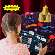 Carica l'immagine nel visualizzatore di Gallery, Heyzeibo Giochi di Magia, Kit di Magia con Istruzioni per Ogni Trucco per Bambini di 6 7 8 9 10 11 12 Anni, Costume da M