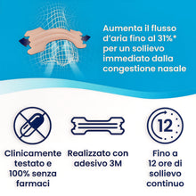 Carica l'immagine nel visualizzatore di Gallery, Breathe Right Cerottini Nasali Classici Standard, 30 Pezzi Sollievo Nasale