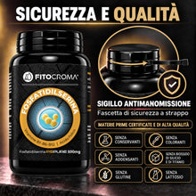 Carica l'immagine nel visualizzatore di Gallery, Fosfatidilserina pura 500mg - NeuroPeak® - fosfatidilserina cortisolo, cortisolo integratore, memoria e concentrazione, 