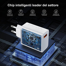 Carica l'immagine nel visualizzatore di Gallery, Caricabatterie Rapido 33W compatibile con Xiaomi Redmi Note 14 Serie, Per Redmi Note 13, 13 Pro, 13 Pro+, 12, 11, 10, 10