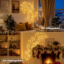 Carica l'immagine nel visualizzatore di Gallery, Ollny Willow Vine - Catena luminosa con 144 LED, per camera da letto