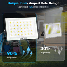 Carica l'immagine nel visualizzatore di Gallery, 100W Faretto LED per esterni, 10000LM super luminoso, Faretto per esterni bianco freddo 6500K, impermeabile IP66 per cor