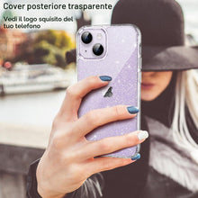 Carica l'immagine nel visualizzatore di Gallery, JETech Cover Glitter per iPhone 14 Plus, Trasparente