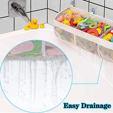 Carica l'immagine nel visualizzatore di Gallery, Buudreza Porta Giochi Vasca da Bagno, Borsa Organizer per Giocattoli da Bagno con 3 Scomparti