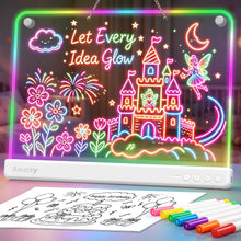 Carica l'immagine nel visualizzatore di Gallery, Awatty Lavagna da Disegno a LED, Giocattoli Regalo Bambini Bambine (Bianca)