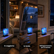 Carica l'immagine nel visualizzatore di Gallery, Simulatore TV LED Antifurto Casa, 12 LED, Timer