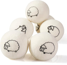 Carica l'immagine nel visualizzatore di Gallery, Hanamura XXL Palline per Asciugatrice - Set da 6-100% Lana Neozelandese