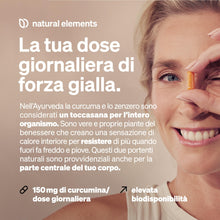 Carica l'immagine nel visualizzatore di Gallery, Bio Curcuma &amp; Zenzero – 180 capsule – curcuma, zenzero e pepe biologici – con curcumina e piperina – ad alto dosaggio – 