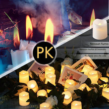 Carica l'immagine nel visualizzatore di Gallery, Set di 24 Candele a LED, Flameless Candele,LED Tealight con Candele,Candela Elettronica, per Matrimoni, Feste, Festival,