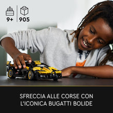 Carica l&#39;immagine nel visualizzatore di Gallery, LEGO Technic Bugatti Bolide, Kit di Costruzione Macchina Giocattolo da Corsa, Modellino Auto Supercar, Giochi per Bambini, Bambine, Ragazzi e Ragazze da 9 Anni, Idee Regalo da Collezione 42151