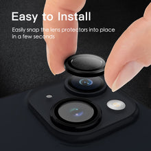 Carica l'immagine nel visualizzatore di Gallery, JETech Pellicola Protettiva Fotocamera per iPhone 14/14 Plus, Mezzanotte