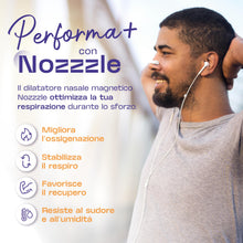 Carica l'immagine nel visualizzatore di Gallery, Cerotti Nasali Magnetici Anti Russamento 90 Patch 45 Notti – Dilatatore Nasale Riutilizzabile Sport Sonno – Dispositivo 