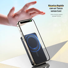 Carica l'immagine nel visualizzatore di Gallery, PORTENTUM Power bank per MagSafe 10000 mAh ultra-sottile 14 mm – Caricatore portatile magnetico ricarica rapida 22,5 W P