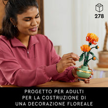 Carica l&#39;immagine nel visualizzatore di Gallery, LEGO Icons Crisantemo, Fiore Finto da Costruire, Decorazione Floreale Artificiale per Casa, Hobby Creativo per Adulti, Regalo di Compleanno per Donna, Uomo, Lei o Lui dalla Botanical Collection 10368