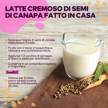 Carica l'immagine nel visualizzatore di Gallery, BIO Jorus SGUSCIATI Semi di canapa crudi, europei 1kg, Hemp seeds, Omega 3, 6