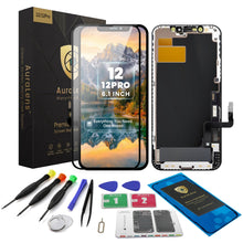 Carica l'immagine nel visualizzatore di Gallery, AuraLens Schermo sostitutivo per iPhone 12 e 12 Pro, kit display LCD touch
