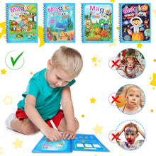 Carica l&#39;immagine nel visualizzatore di Gallery, Libro di Pittura con 4 Penne ad Acqua, per Bambini, 4 Pezzi, Giocattolo Magico da Colorare, Regalo per Ragazzi, Bambini Dai 3 Anni+