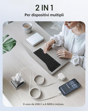 Carica l'immagine nel visualizzatore di Gallery, RAVIAD 30W Caricatore USB C 2Pezzi Caricabatteria Tipo C 2 Porte USBA+USBC