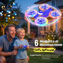 Carica l'immagine nel visualizzatore di Gallery, Mini Drone Radiocomandato per Bambini, Giochi Regalo bambino 5-12 Anni