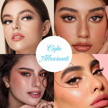 Carica l'immagine nel visualizzatore di Gallery, VEGCOO 560 Pezzi Ciglia Finte Extension Ciglia, 60-100-120-150D Curl Ciglia Finte Ciuffetti, 10-16mm Kit Eyelash Extensi