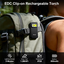 Carica l'immagine nel visualizzatore di Gallery, Blukar Torcia EDC con Spotlight&amp;Floodlight, Super Luminosa Mini Torcia Clip