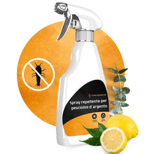 Carica l'immagine nel visualizzatore di Gallery, Spray repellente per pesciolini d'argento - 500 ml - Protezione con estratto di eucalipto e crisantemo - Agente contro i pesciolini d'argento
