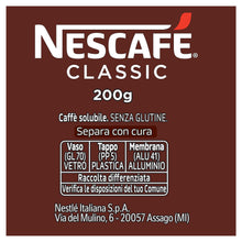 Carica l'immagine nel visualizzatore di Gallery, NESCAFÉ Classic Caffè Solubile Barattolo 200g