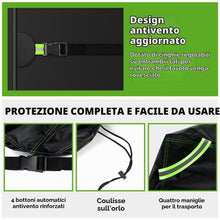 Carica l'immagine nel visualizzatore di Gallery, Copertura per Mobili da Giardino Impermeabile,200x100x75cm，Nero