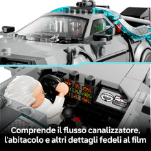 Carica l'immagine nel visualizzatore di Gallery, LEGO Speed Champions Macchina del tempo di Ritorno al futuro 77256