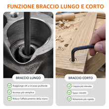 Carica l'immagine nel visualizzatore di Gallery, Amazon Basics Set di 36 Chiavi a Brugola Esagonali, Acciaio Cromo-Vanadio, Misure Metriche e Imperiali con 2 Custodie, p