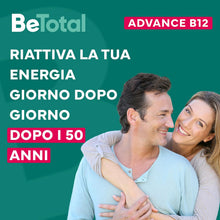 Carica l'immagine nel visualizzatore di Gallery, Be-Total Advance B12 Integratore Alimentare 50+ Gusto Lampone 30 Flaconcini