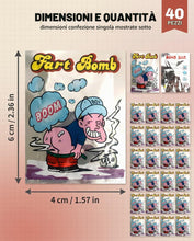 Carica l'immagine nel visualizzatore di Gallery, Bombe Puzzolenti 40 Pezzi, Fialette Puzzolenti in Vetro, Stink Bomb a Odore Estremo, Composto Chimico Sigillato, Kit Sch