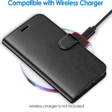 Carica l'immagine nel visualizzatore di Gallery, JETech Cover Portafoglio per iPhone 11, Nero