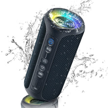 Carica l'immagine nel visualizzatore di Gallery, OHAYO Cassa Bluetooth Potente 40W, Altoparlante Portatile Impermeabile IPX7, Cassa Bluetooth 5.0 Wireless con Luci a LED, 30H di Autonomia, Bassi Profondi, AUX, Micro SD, per Viaggi/Esterno
