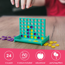 Carica l'immagine nel visualizzatore di Gallery, THE TWIDDLERS - 24 Mini Forza 4, Forza Quattro, 8cm - Gioco Tavolo per Bambini, Riempitivi per Borse da Festa Perfetti, Gadget Compleanno
