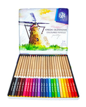 Carica l&#39;immagine nel visualizzatore di Gallery, Kredki olówkowe Prestige 24 kolory w kasetce