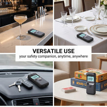 Carica l'immagine nel visualizzatore di Gallery, 1 Etilometro Portatile Certificato | Alcol Test Professionale Digitale con Schermo LED | Include 10 Bocchette | Per Uso 