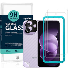 Carica l'immagine nel visualizzatore di Gallery, Ibywind Vetro Temperato per Xiaomi Redmi Note 17 Pro 5G,2 Pezzi Durezza 9H PellicolaProtettiva con Protezione Fotocamera