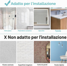 Carica l'immagine nel visualizzatore di Gallery, Sayayo Porta Carta Igienica Adesivo Portarotolo Carta Igienica Nero