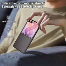 Carica l'immagine nel visualizzatore di Gallery, Cover per Samsung Galaxy Z Flip 8, Custodia Protettiva Pieghevole PC Rigido a Prova di Caduta Antiurto Connettore in TPU