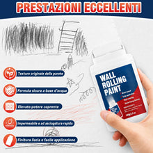 Carica l'immagine nel visualizzatore di Gallery, Mini Rullo per Ritocchi Parete 100g, Asciugatura Rapida a base d'acqua, Pittura Bianca per Interni con Rullo, Facile da 