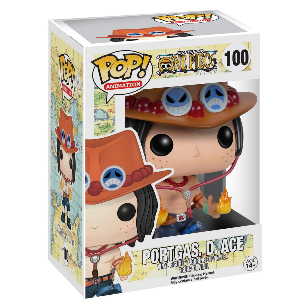 Funko Pop! Animation: One Piece - Portgas D. Ace- Figura in Vinile da Collezione - Idea Regalo - Merchandising Ufficiale - Giocattoli per Bambini e Adulti - Anime Fans