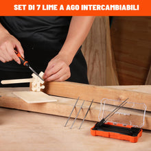 Carica l'immagine nel visualizzatore di Gallery, ValueMax Set Lime per Metallo da 7 Pezzi, Tondo, Mezzotondo, Triangolare, Quadrato, Piatto, Piattoe Appuntito, Mini Lima