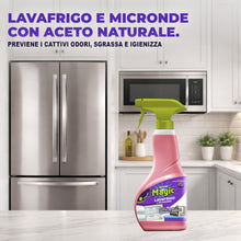 Carica l'immagine nel visualizzatore di Gallery, Mr Magic Detergente Lavafrigo e Microonde, Sgrassa e Igienizza, Previene i Cattivi Odori, Arricchito con Aceto Naturale,